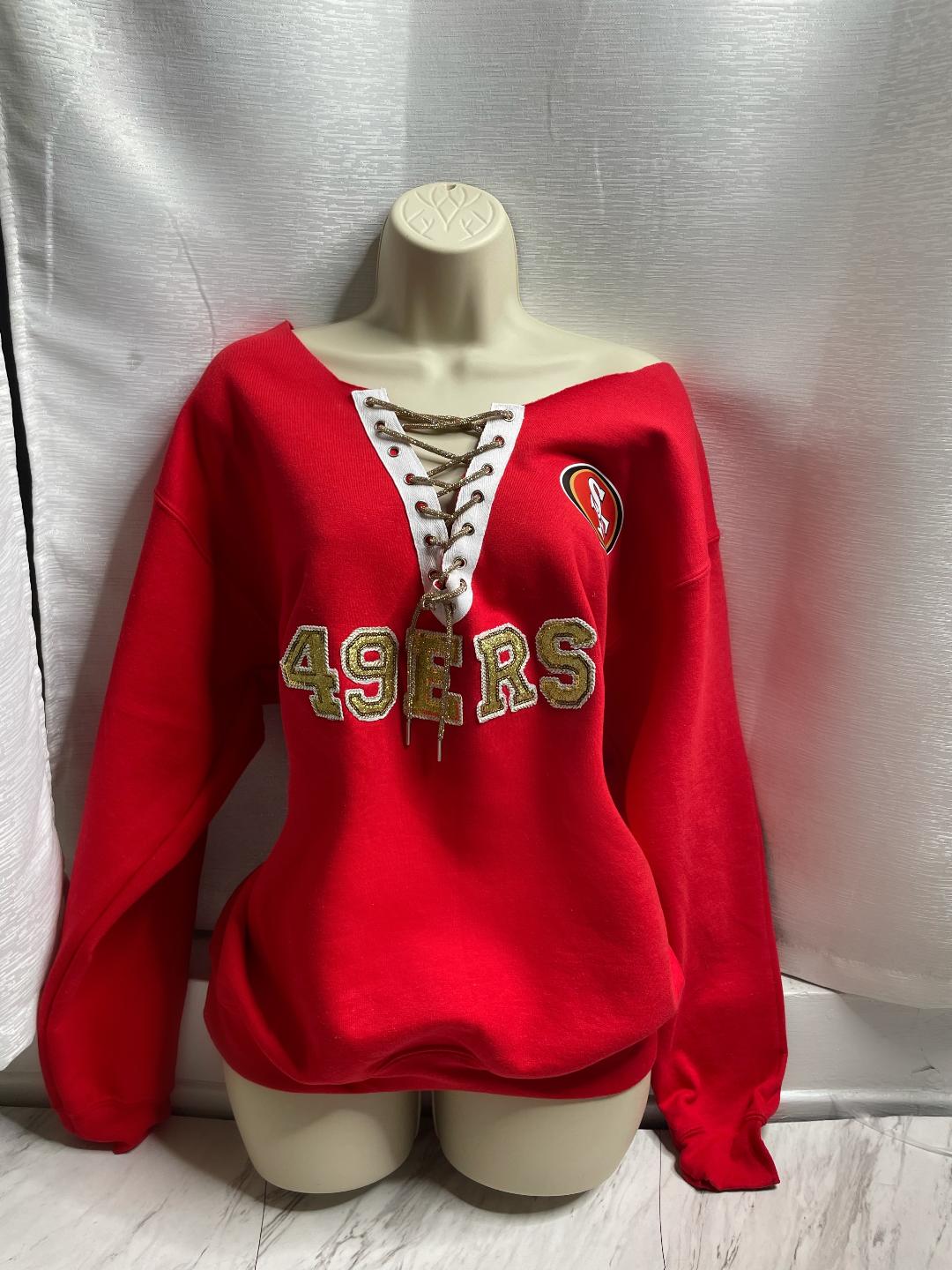 Free XXXL 49ers Sweatshirt! It's in perfect shape, but I've lost 90 lbs. in  the past year and it went from too small to too big. I'll mail the  sweatshirt to the