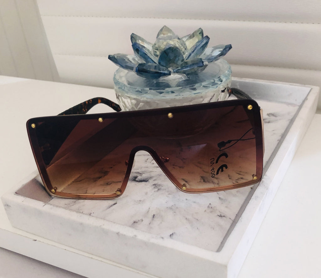 Fierce Sunnies - Brown - Hot L.A. Fashion 